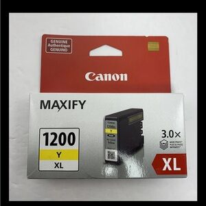 Genuine Canon Maxify Yellow Y Ink Tank Cartridge NIB